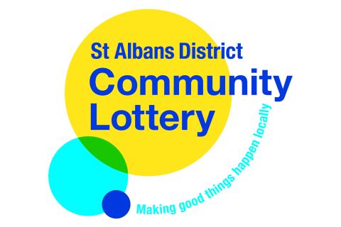 Logo for the St Albans District Community Lottery