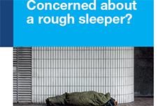 Rough sleeper leaflet