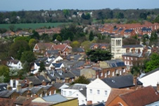 St Albans from Clock Tower