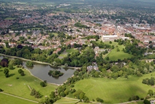 St Albans from the air