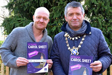Jake Wood and St Albans Mayor, Cllr Salih Gaygusuz