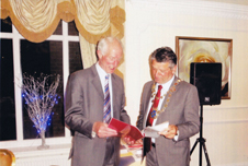 Cllr Salih Gaygusuz, Mayor of St Albans City and District and Julian Parker
