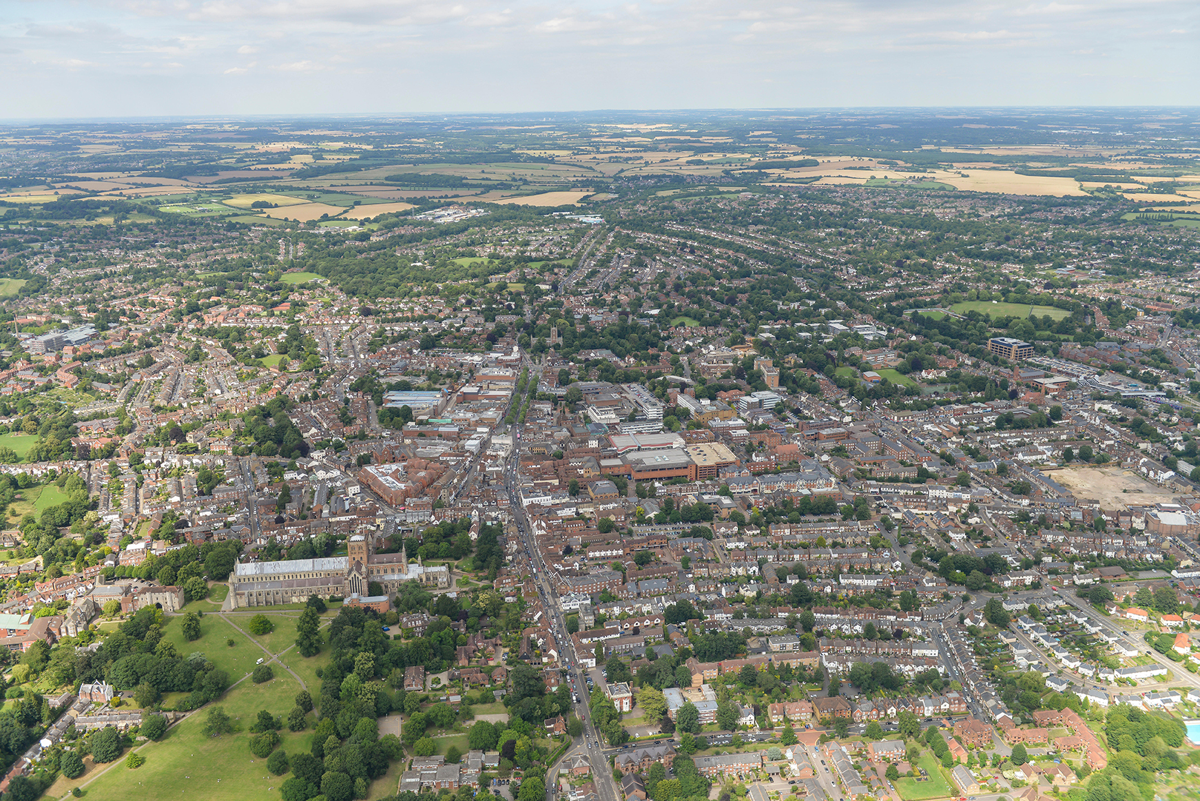 St Albans Aerial Photo