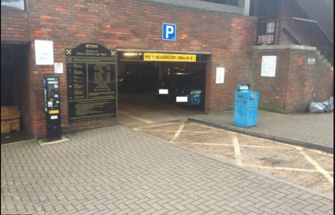 Civic centre car park