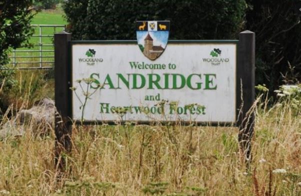 Sandridge road sign