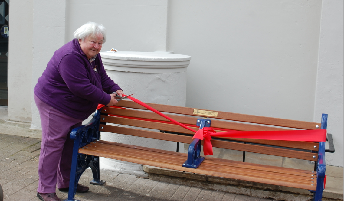 Maureen Sivyer at the new bech