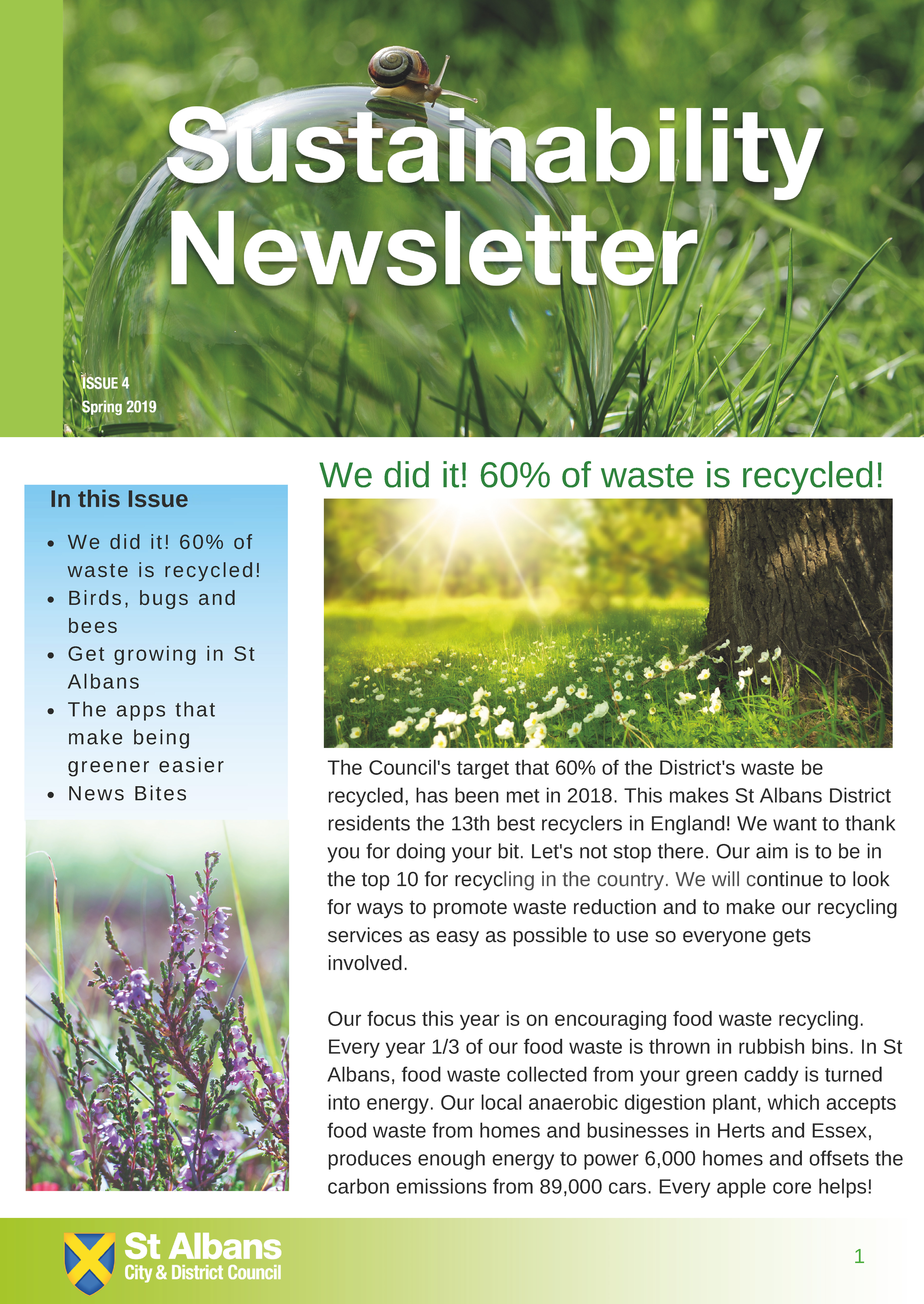 Sustainability News - Issue 4