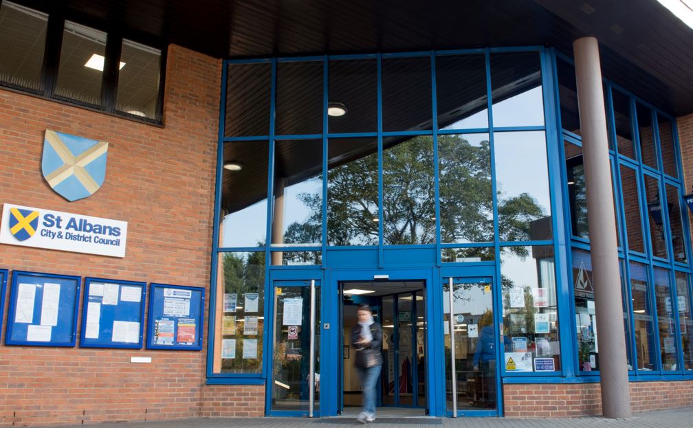 Civic centre entrance