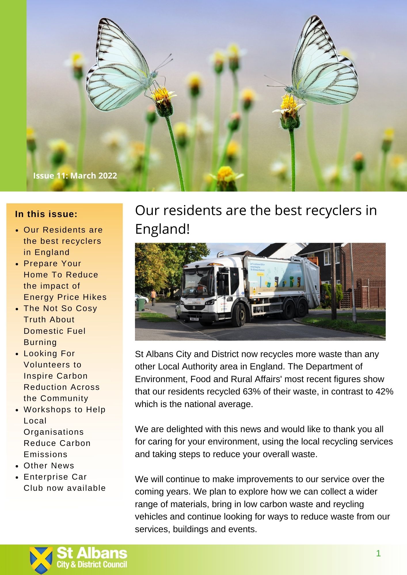 Issue 11 - Sustainability News