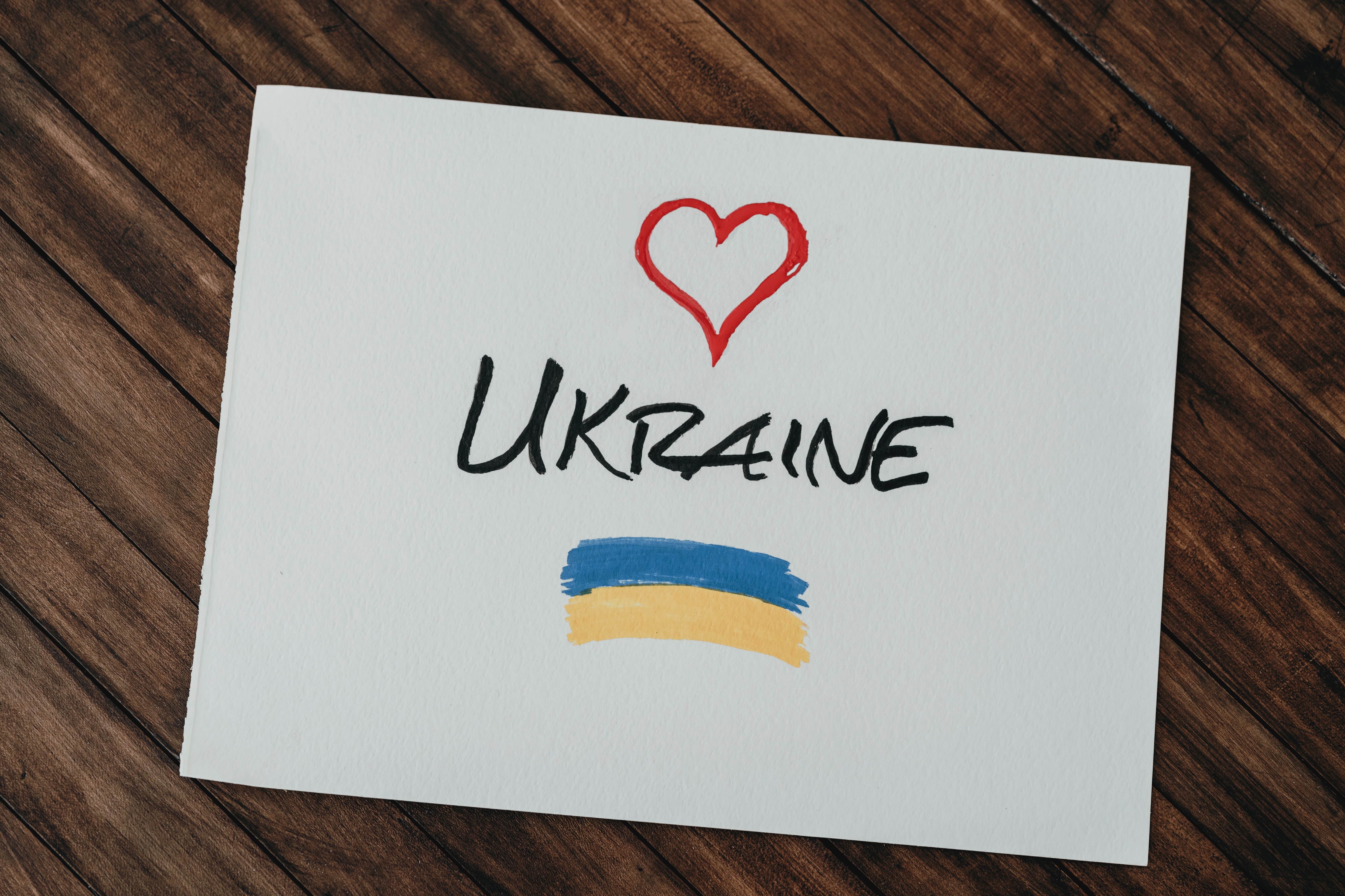 Message of support to Ukraine