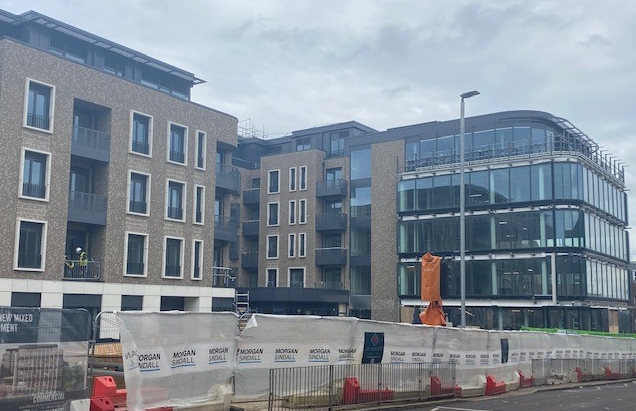 Picture show Jubilee Square, the Council's new development in St Albans