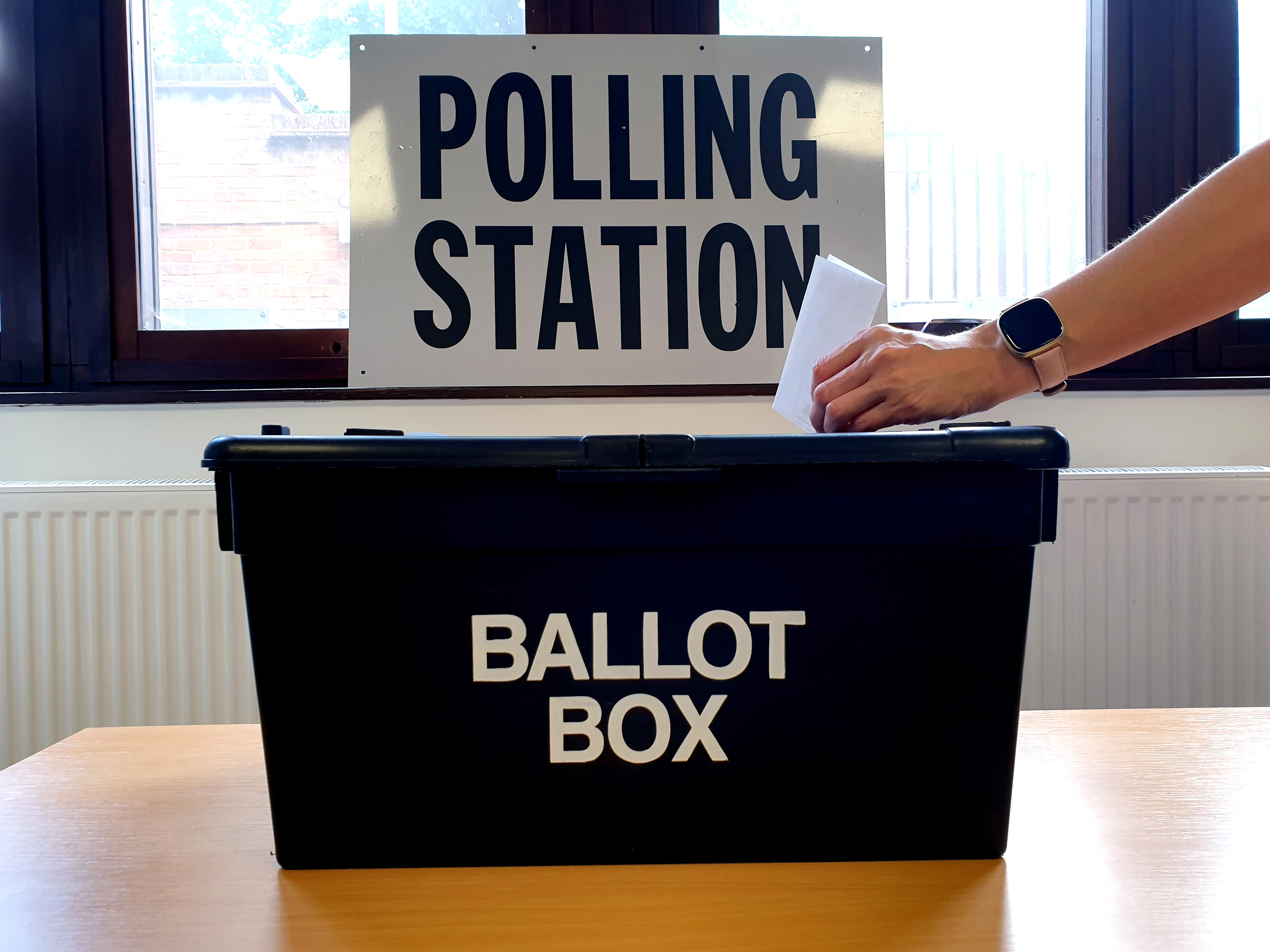 A ballot box