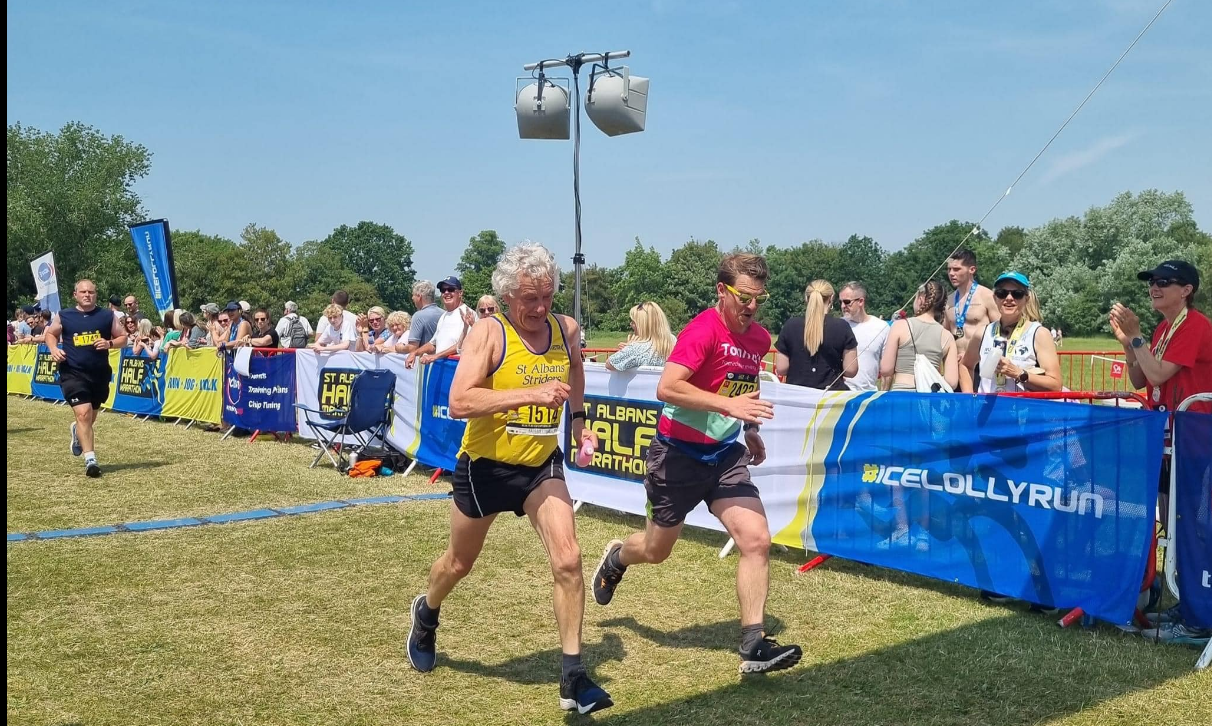 The Mayor completes the half marathon