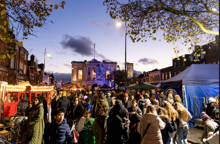 Scene from last year's Christmas Cracker in St Albans