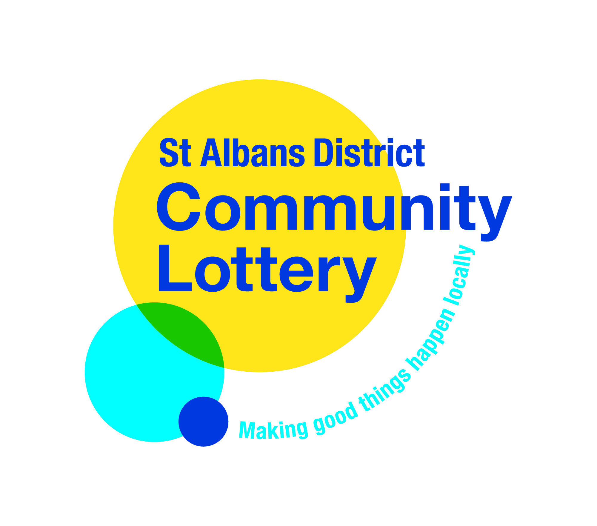 Logo for the St Albans District Community Lottery