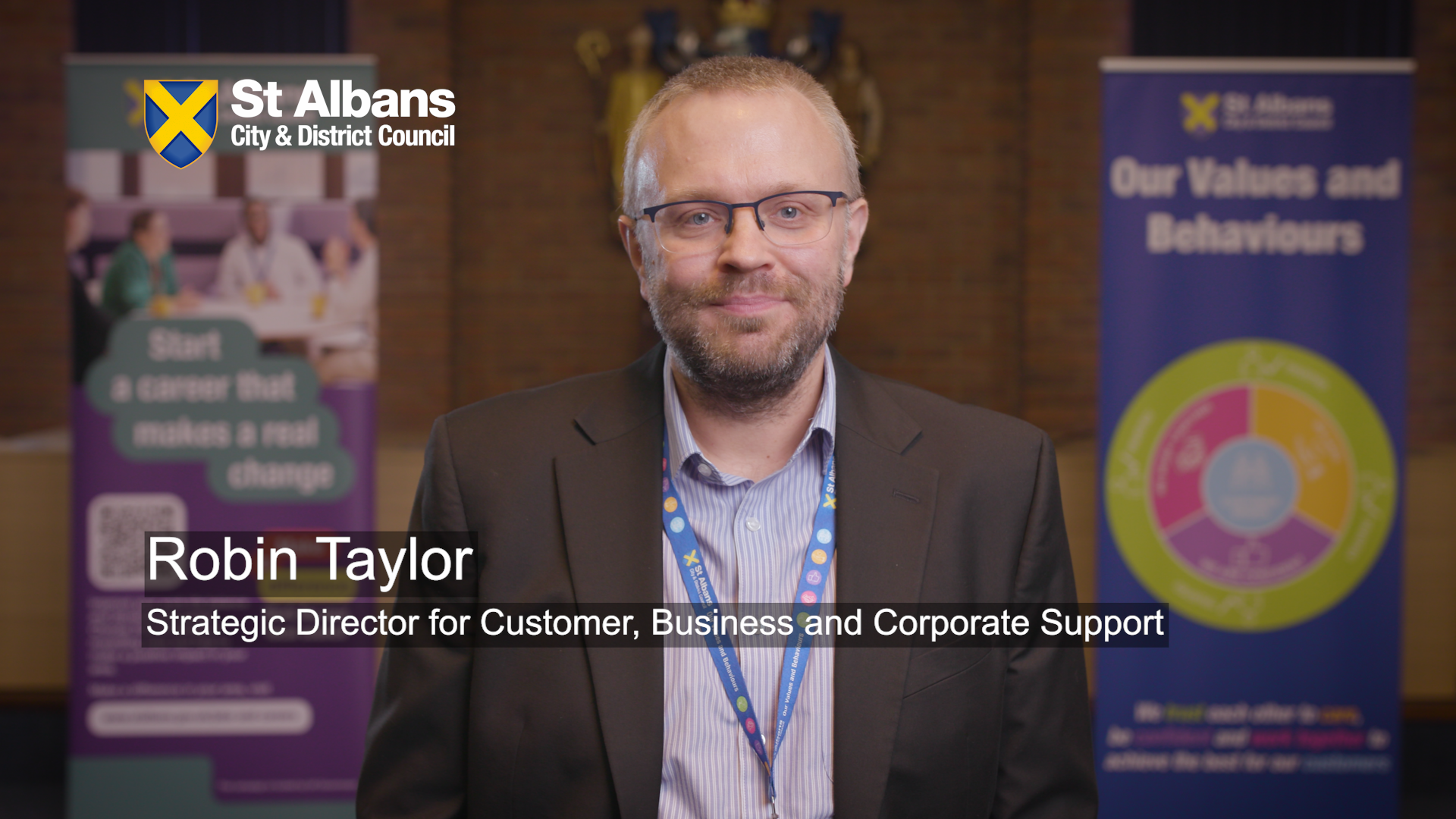 What Robin Taylor, Strategic Director for Customer, Business and Corporate Support has to say about this role.