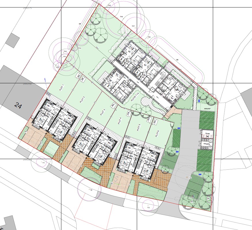 The Hedges - Site plan