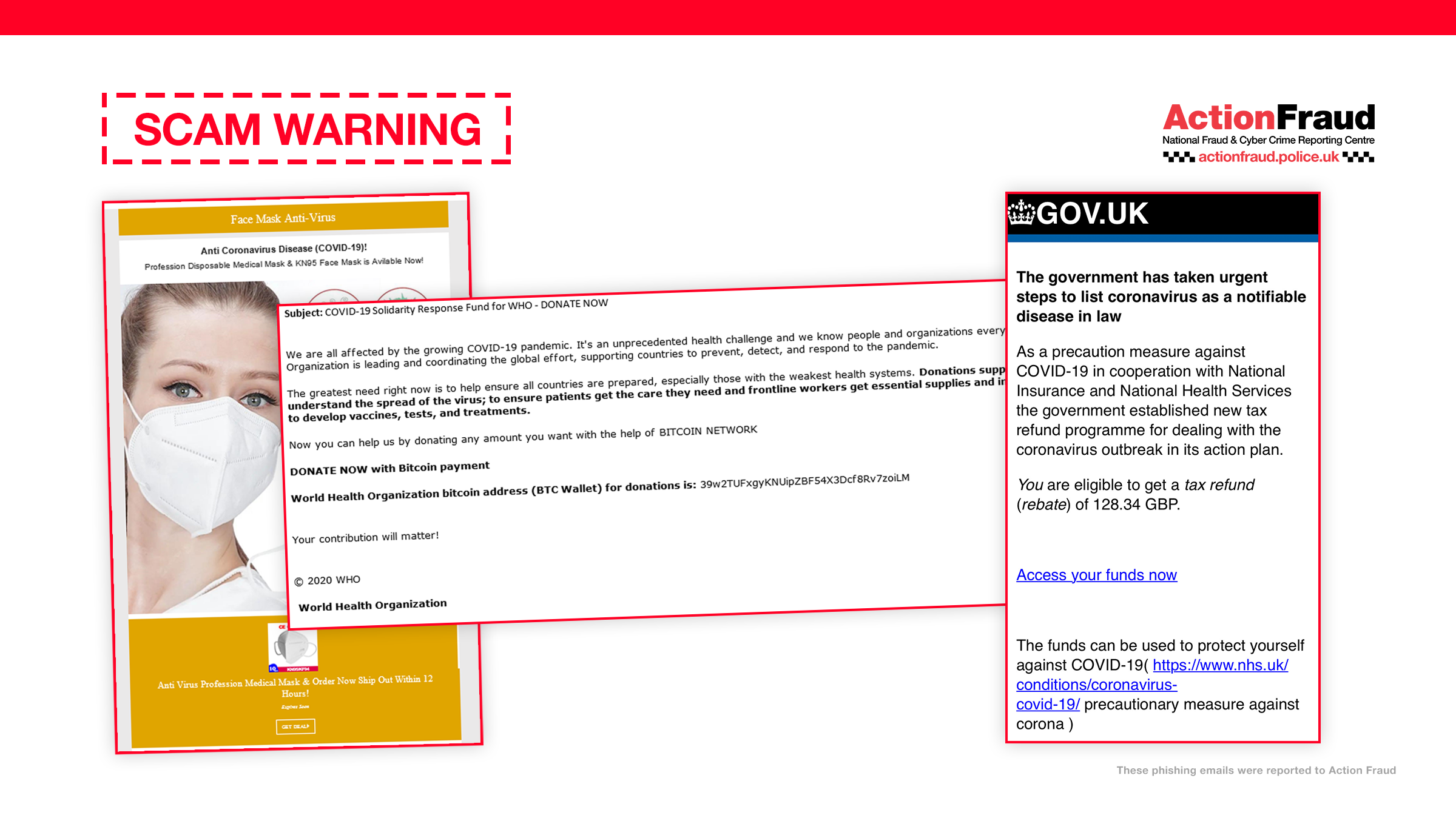 Phishing emails - Covid-19