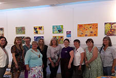 The Mayor of the City and District of St Albans, Cllr Rosemary Farmer; St Albans MP Anne Main (centre)