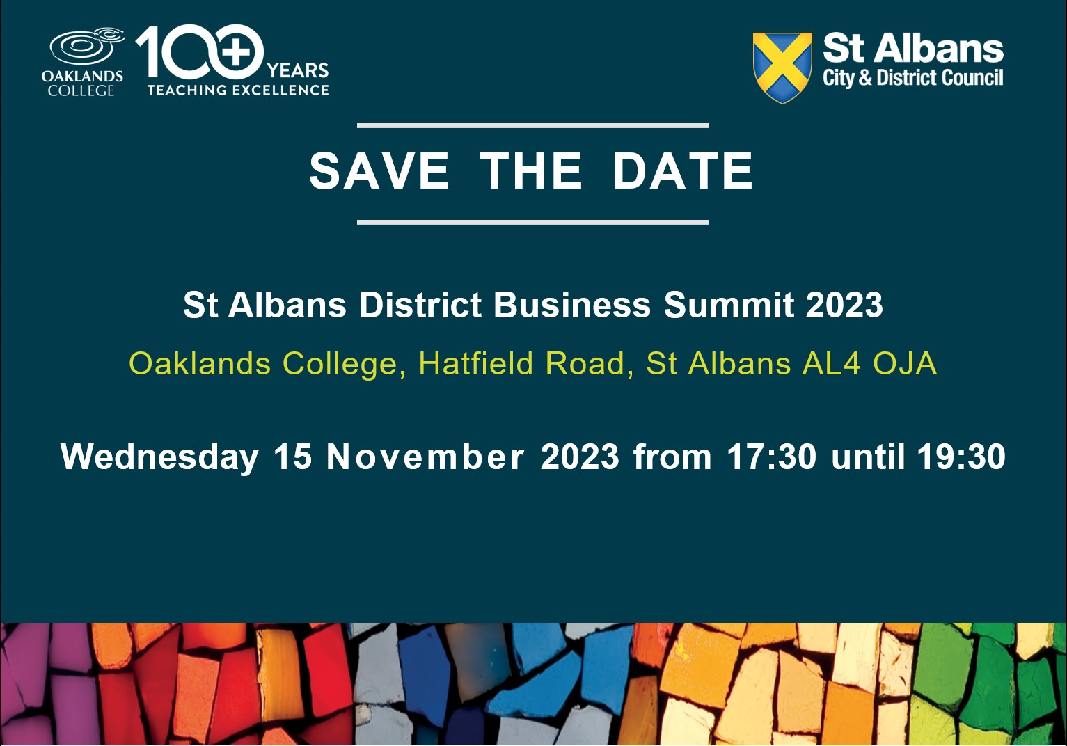 Business Summit November 2023 Save the Date