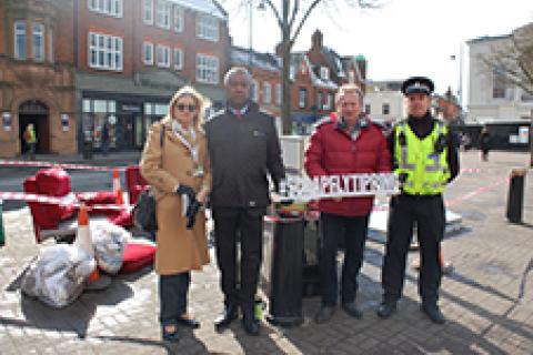 staged fly tip