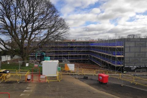 Work underway at the new Leisure Centre