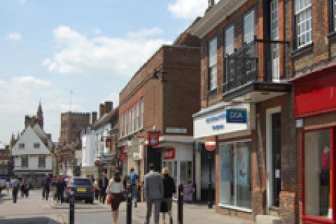Picture shows St Albans High Street
