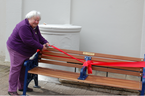 Maureen Sivyer at the new bech