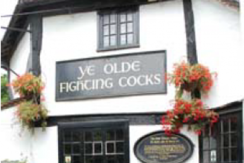 Ye olde fighting cocks pub