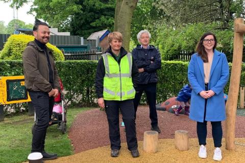 Clarence Park play area opening