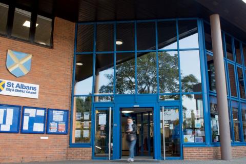 Civic centre entrance