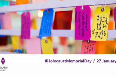 Holocaust Memorial Day graphic