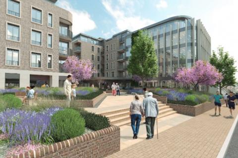 Artist impression of the Jubilee Square development