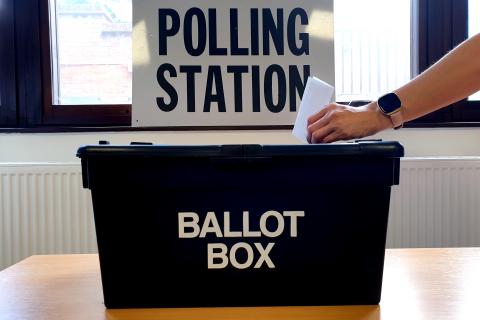 A ballot box