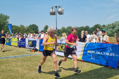 The Mayor completes the half marathon