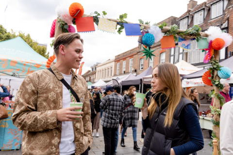 Scene from the 2022 St Albans Feastival