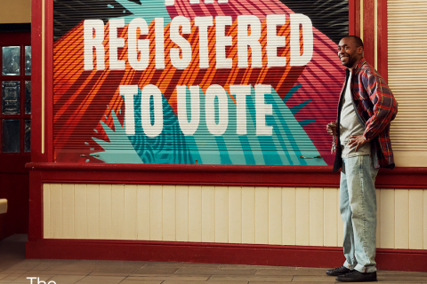 Register To Vote campaign poster